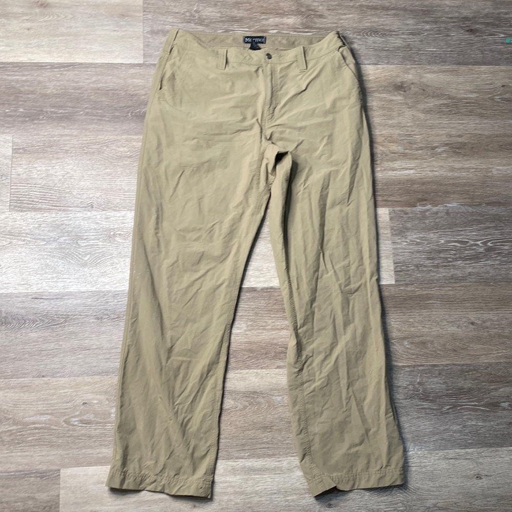 Marmot mens size 34 tan pants